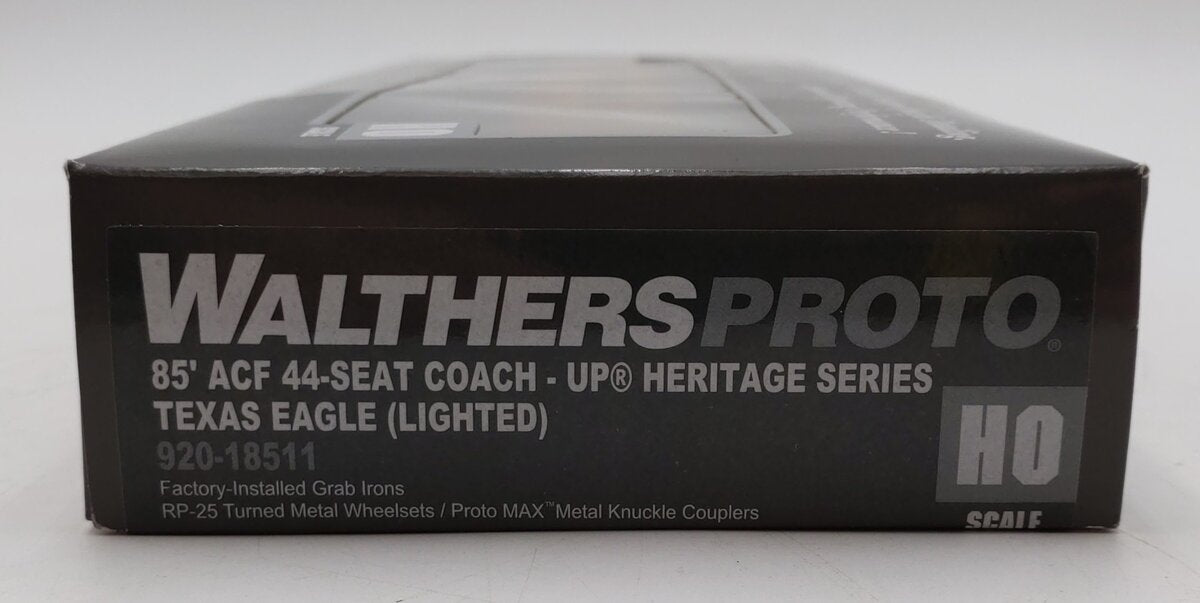 Walthers 920-18511 HO UP Texas Eagle Early Lighted 85' ACF 44-Seat Coach LN/Box