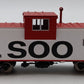 Walthers 910-8721 HO SOO International Extended Wide-Vision Caboose RTR #68 LN/Box