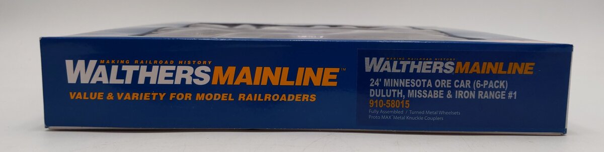 Walthers 910-58015 HO DM&IR 24' Minnesota Ore Car #1 (Set of 6) MT/Box