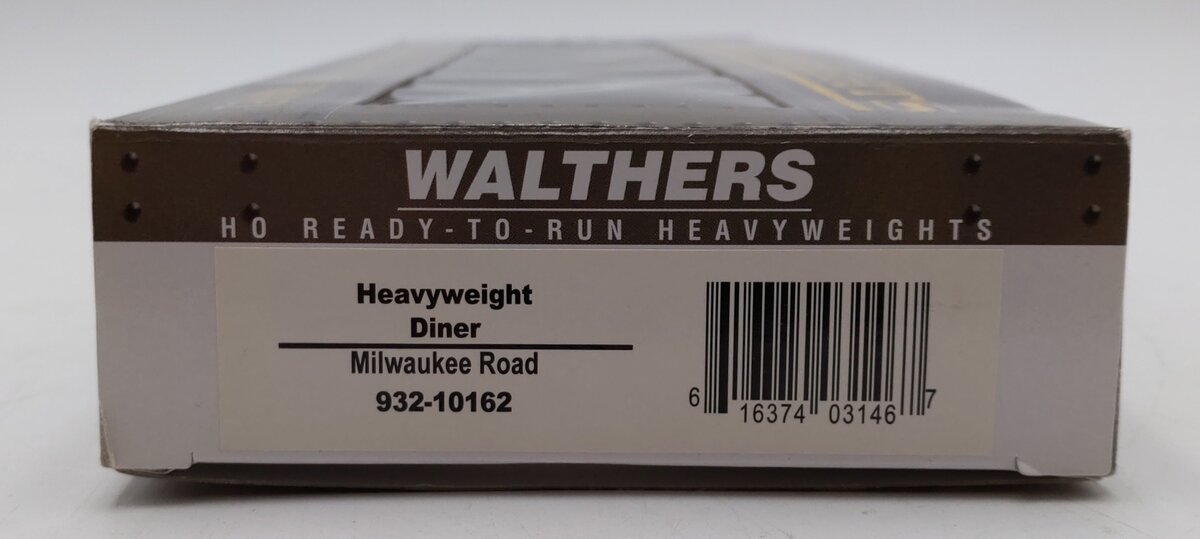 Walthers 932-10162 HO Scale Milwaukee Road Heavyweight Diner Car LN/Box
