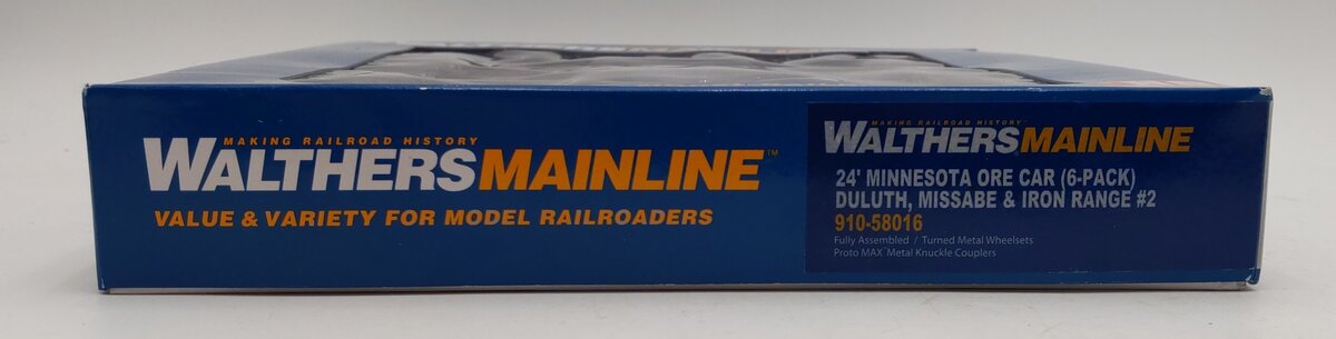 Walthers 910-58016 HO DM&IR 24' Minnesota Ore Car #2 (Set of 6) MT/Box