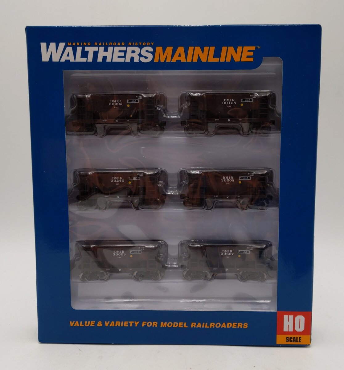 Walthers 910-58016 HO DM&IR 24' Minnesota Ore Car #2 (Set of 6) MT/Box