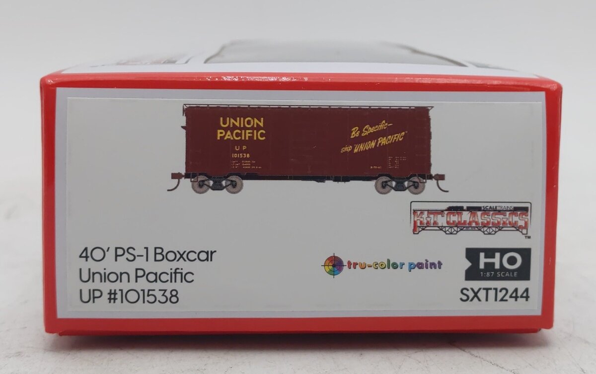 Scale Trains SXT1244 HO Scale Union Pacific 40' PS-1 Boxcar #101538 LN/Box