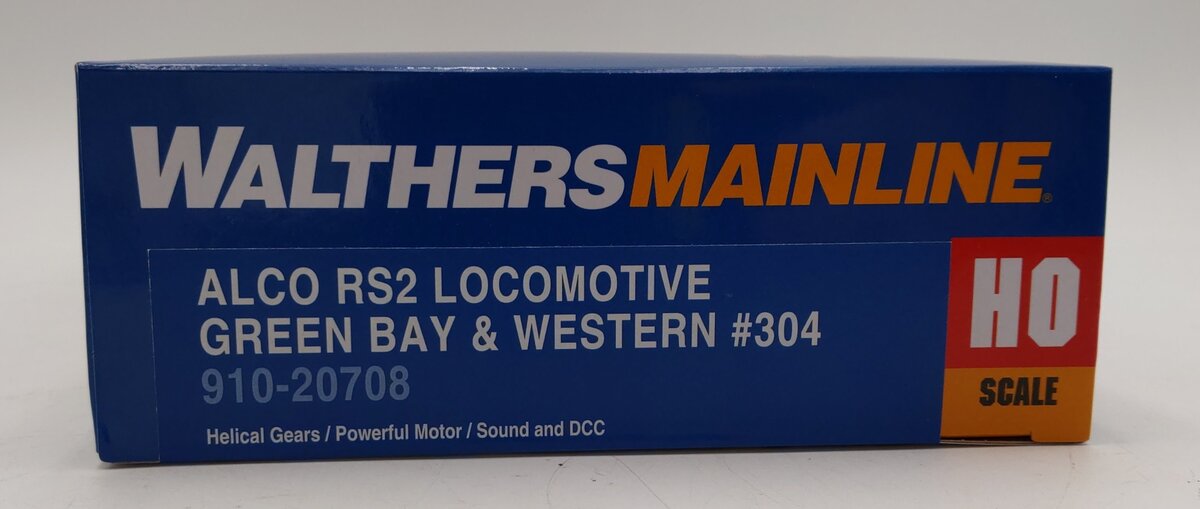 Walthers 910-20708 HO GBW Alco RS-2 Diesel Locomotive - ESU Sound & DCC #304 LN/Box