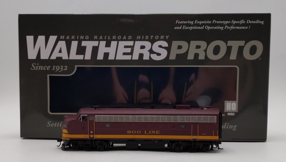 Walthers 920-42522 HO SOO Line FP7 Diesel Locomotive with Sound & DCC #502A LN/Box