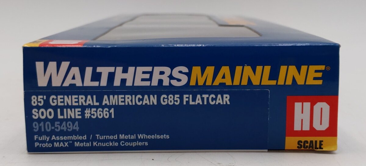 Walthers HO Scale 910-5494 General American G85 Flatcar SOO Line #5661 LN/Box