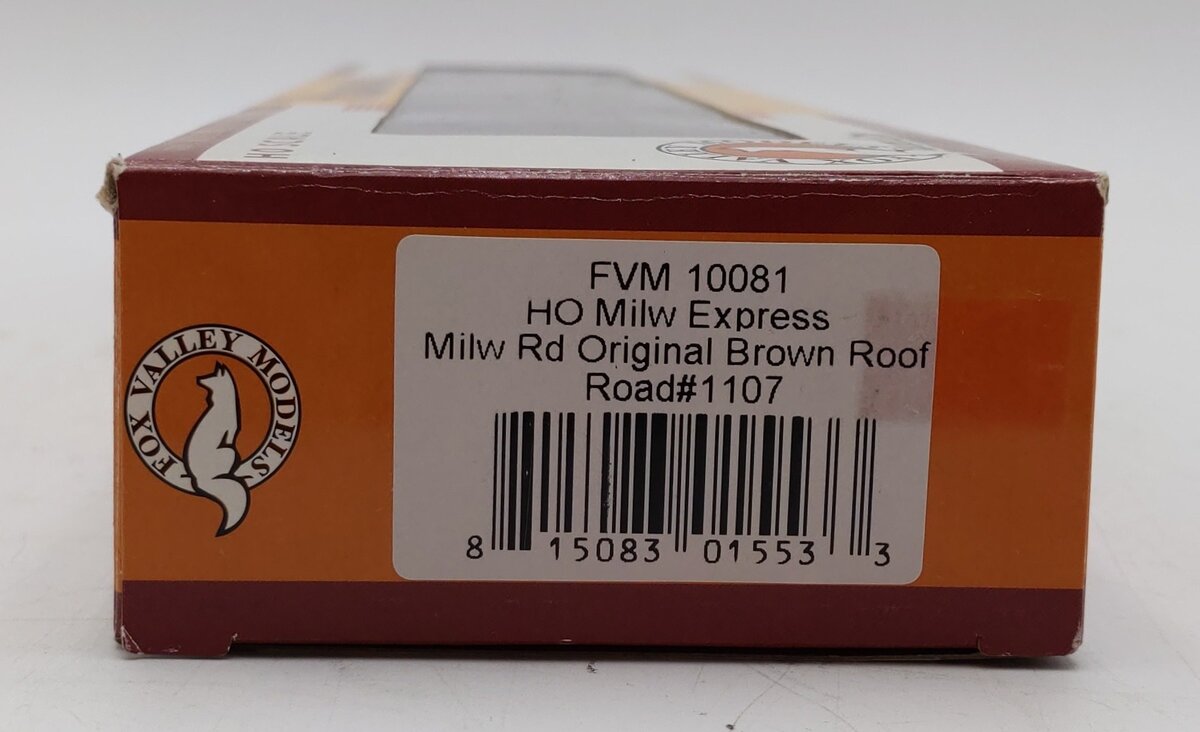 Fox Valley Models 10081 HO MILW Express Baggage Car #1107 LN/Box