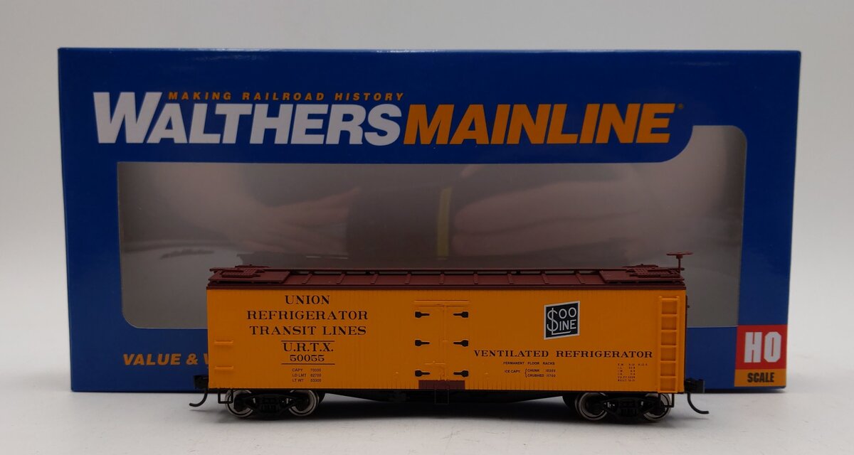Walthers 910-41242 HO Soo Line 40' Early Reefer Ready To Run #50055 LN/Box
