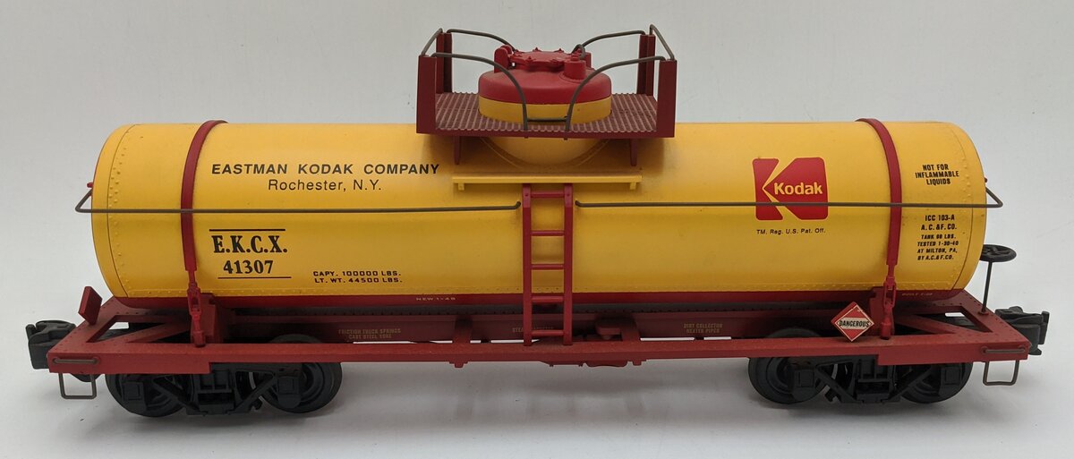 Aristo-Craft 41307 G Scale Kodak Single Dome Tank Car EX