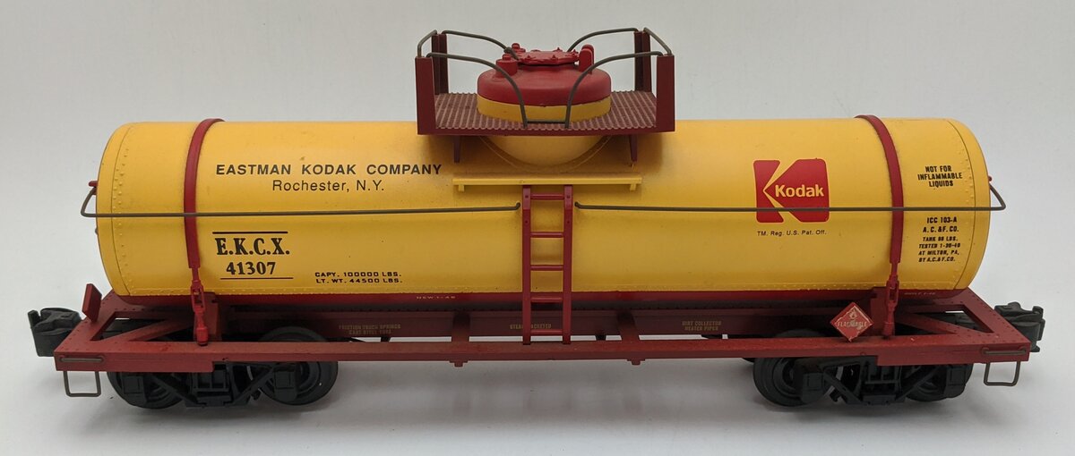Aristo-Craft 41307 G Scale Kodak Single Dome Tank Car EX