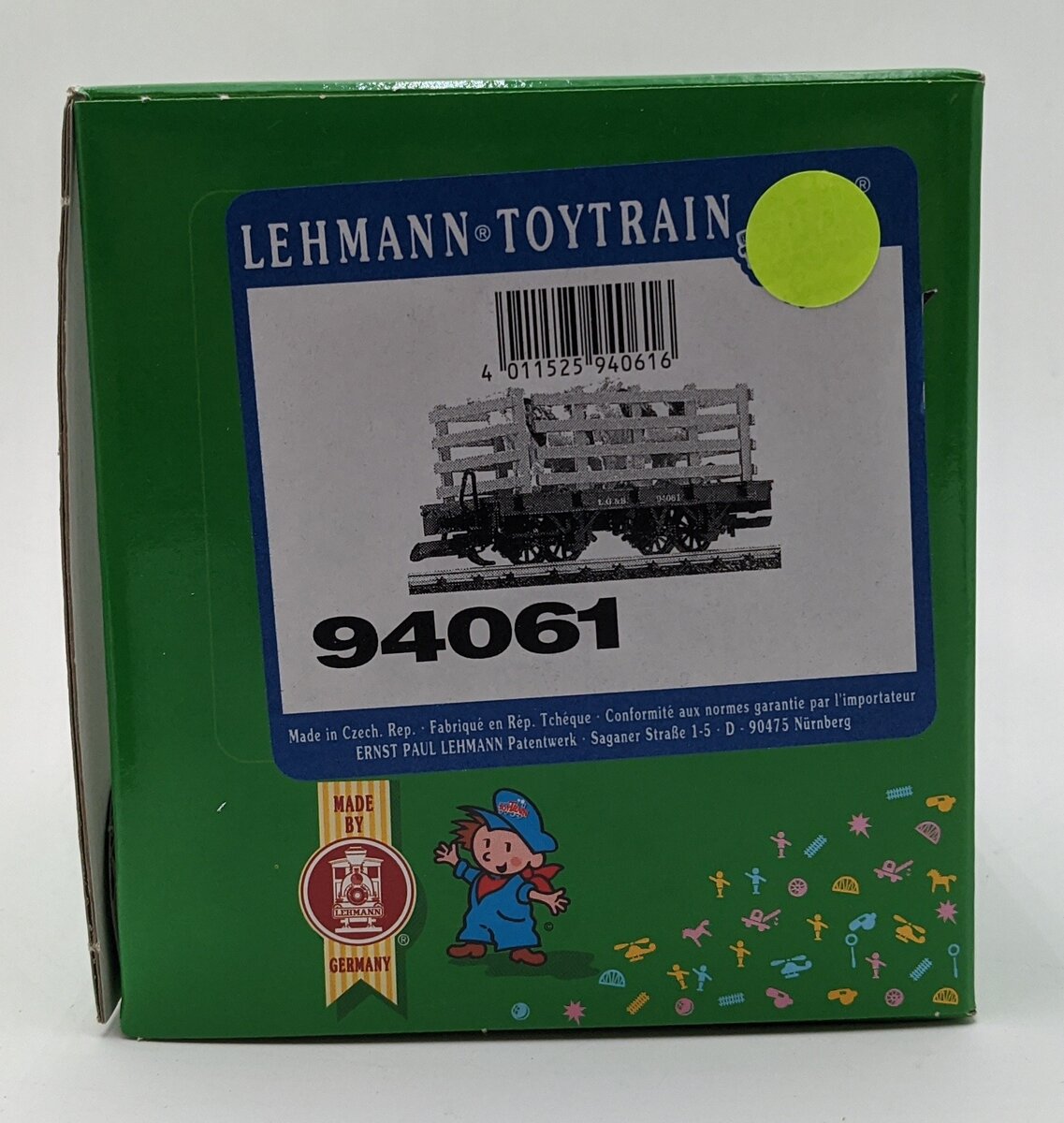 LGB G Scale 94061 LGB Cattle Flat Car #94061 EX/Box