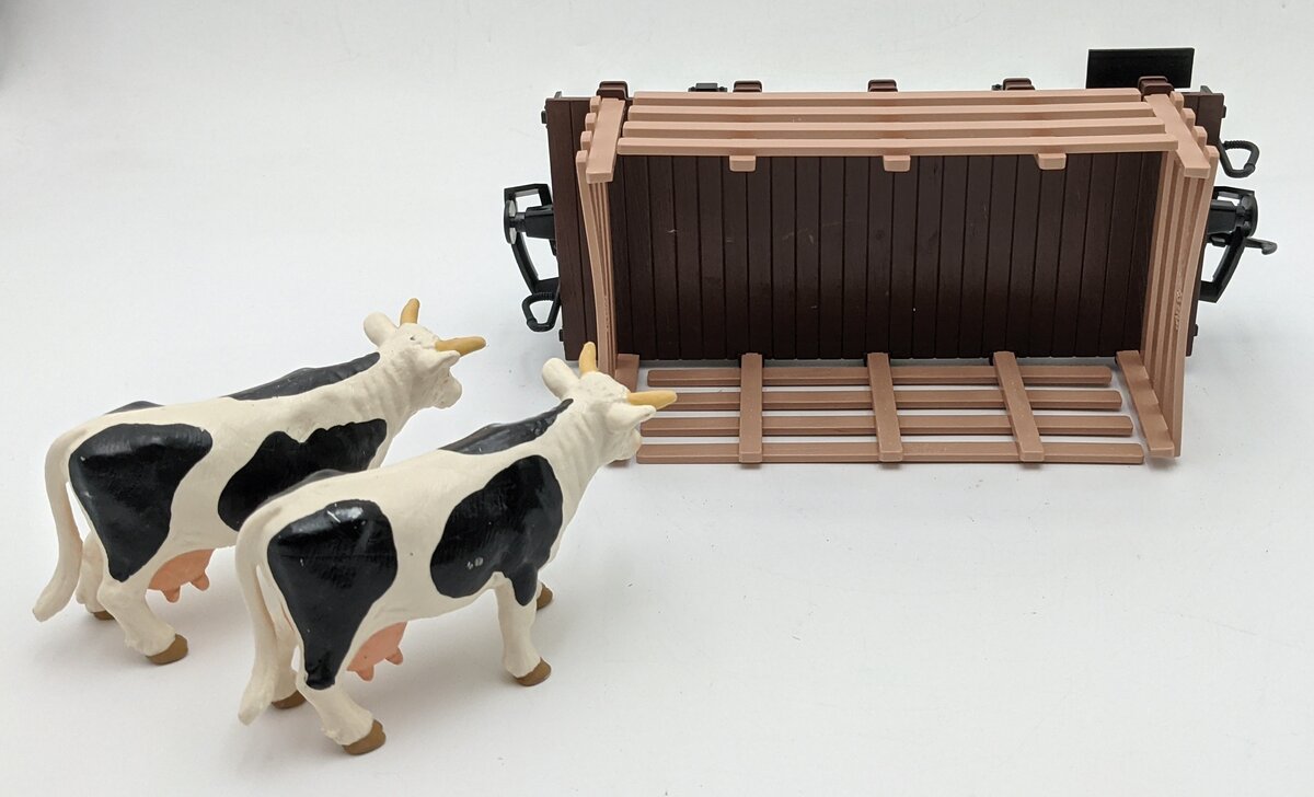 LGB G Scale 94061 LGB Cattle Flat Car #94061 EX/Box