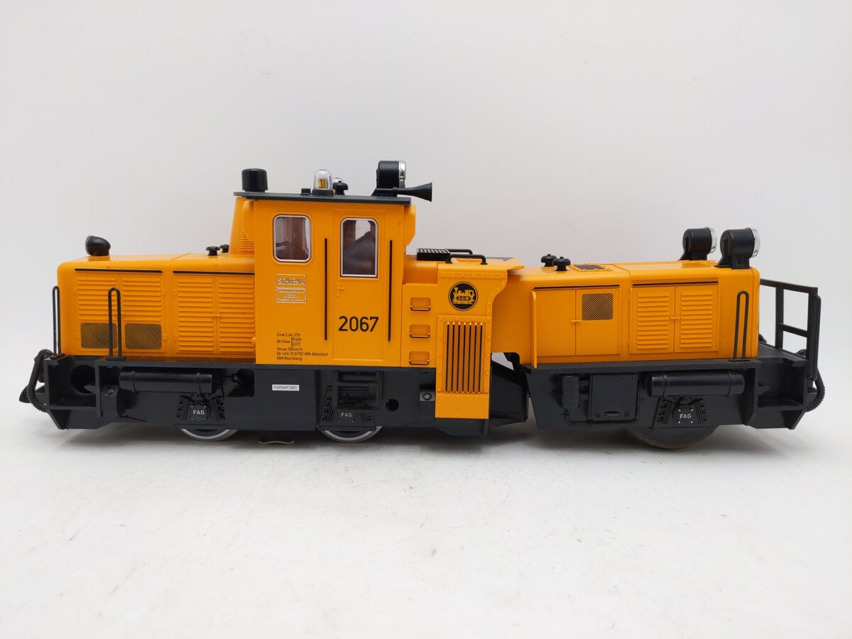 LGB 20670 G Scale Track Cleaning Diesel Locomotive #2067 EX/Box