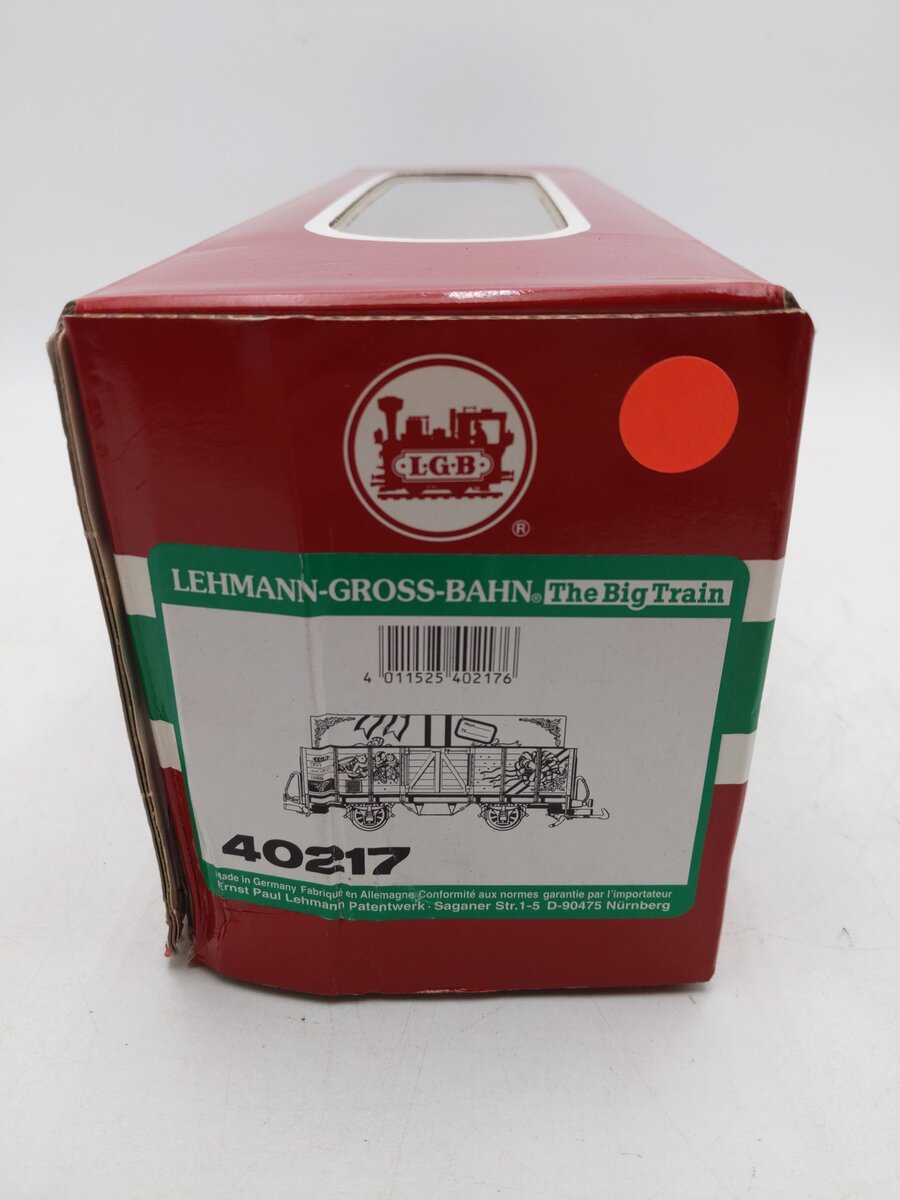 LGB 40217 G Gauge Christmas Gondola EX/Box