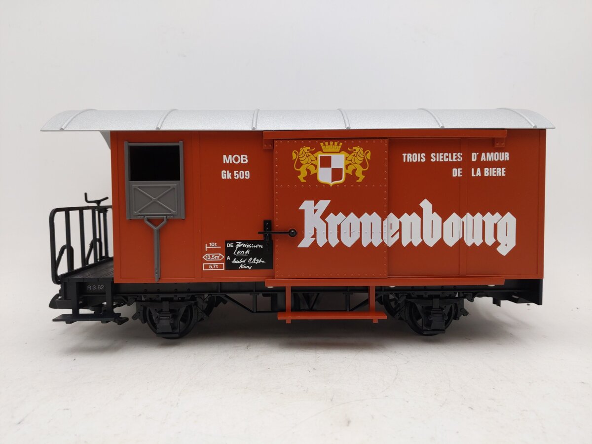 LGB 4028 G Scale Kronenbourg Boxcar EX/Box