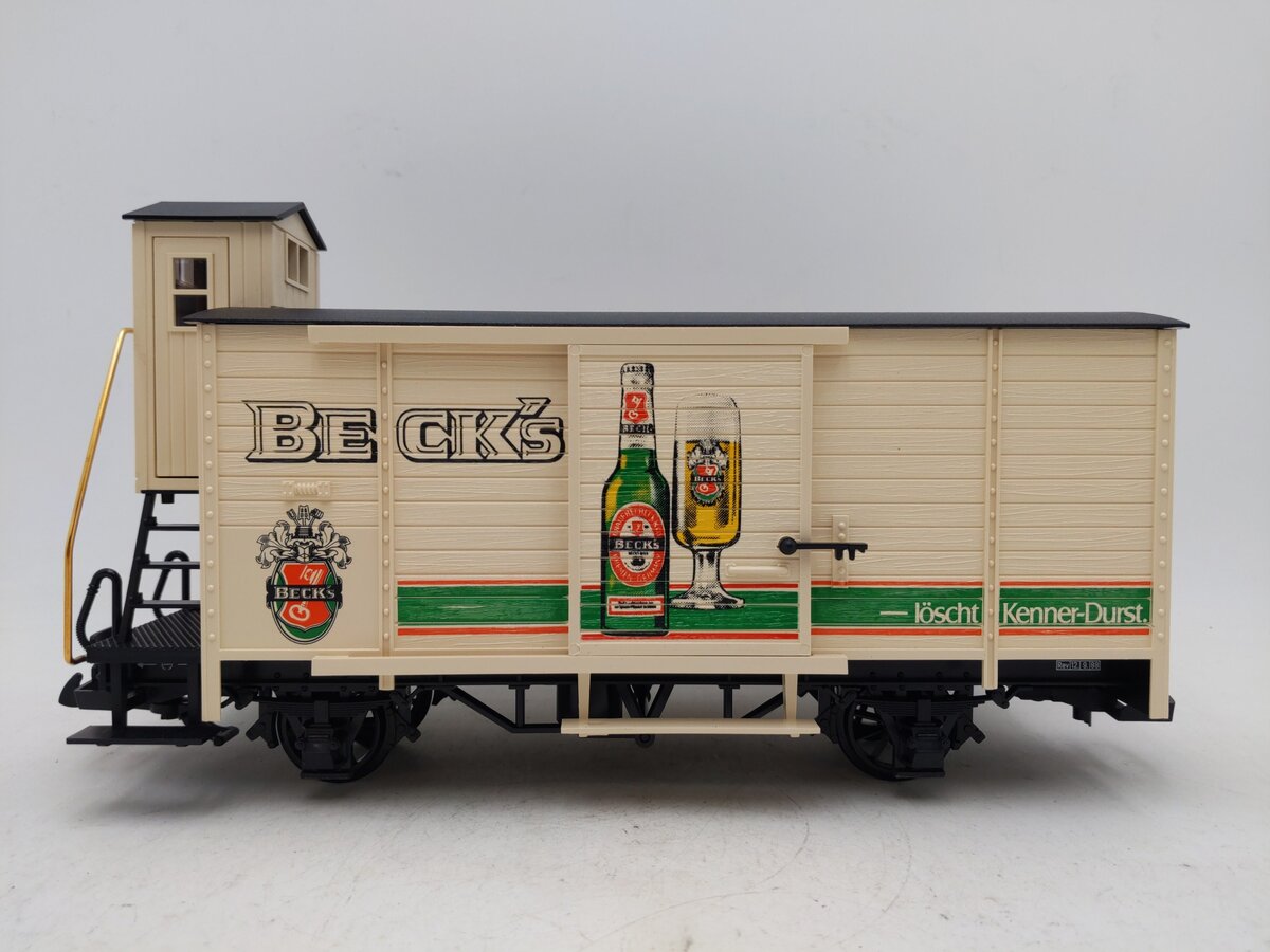 LGB 4026 G Scale Beck's Beer Boxcar EX/Box