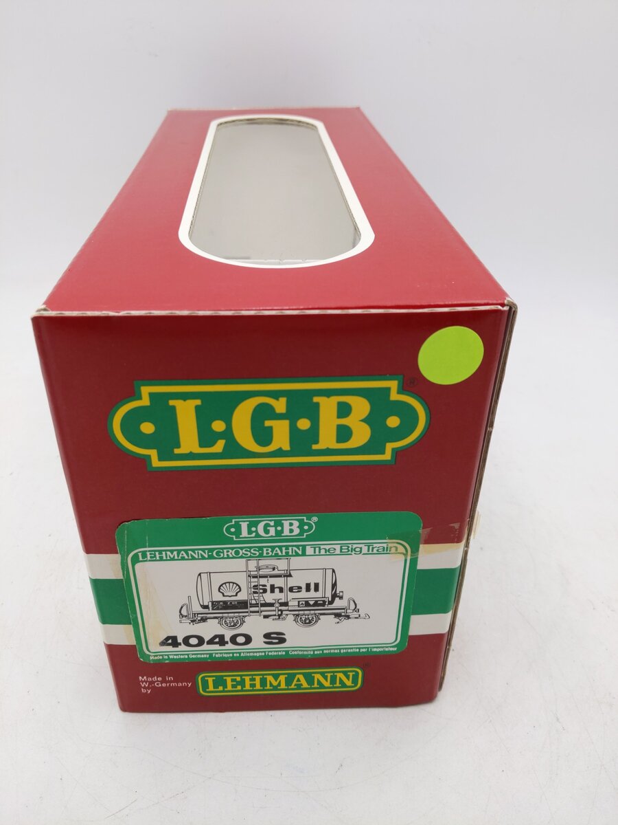 LGB 4040S G Gauge Shell Single Dome Short Tank Car EX/Box