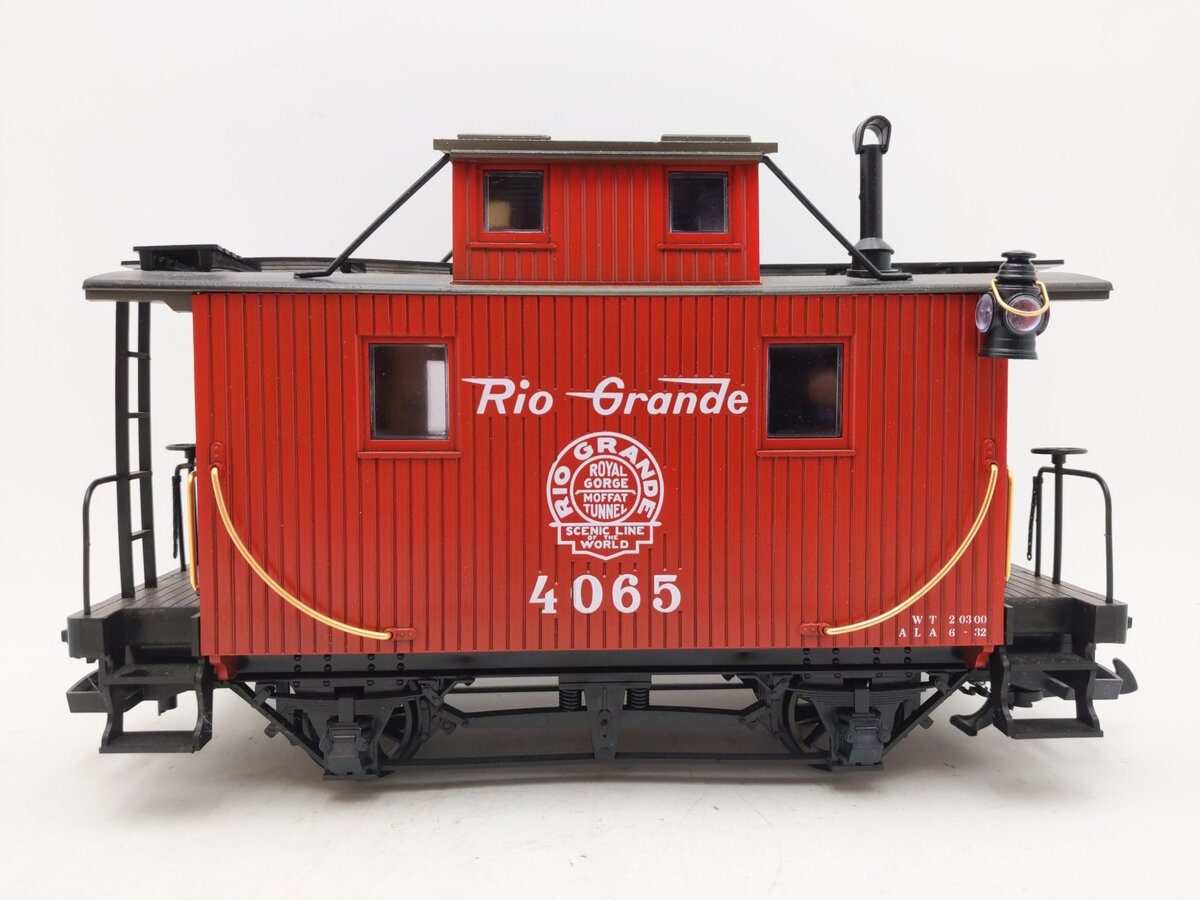 LGB 4065 G Scale Denver & Rio Grande Western Cupola Caboose #4065 EX/Box