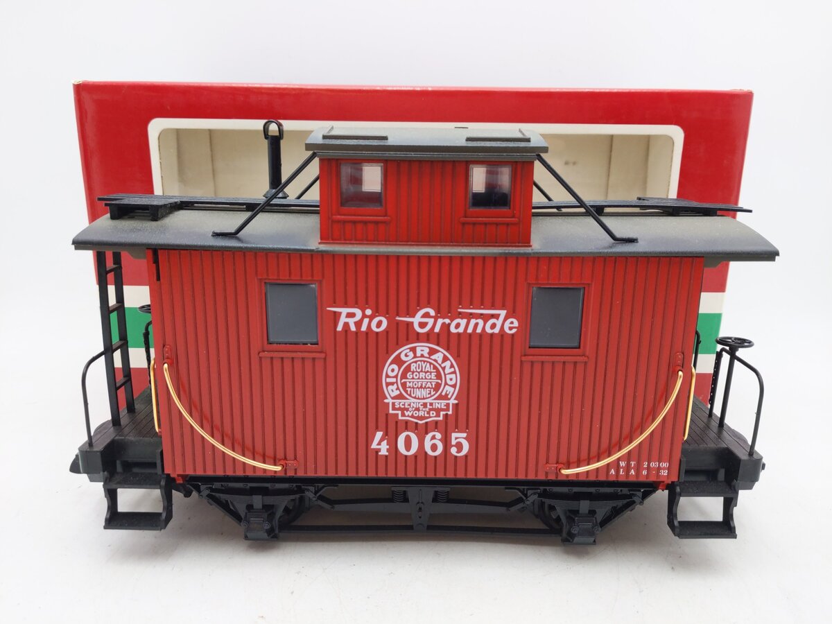 LGB 4065 G Scale Denver & Rio Grande Western Cupola Caboose #4065 EX/Box