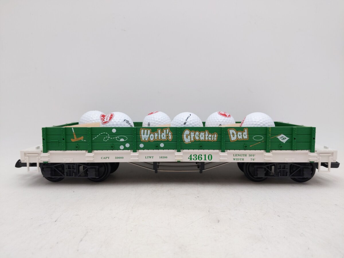 LGB 43610 Worlds Greatest Dad Gondola w/Golf Balls EX/Box