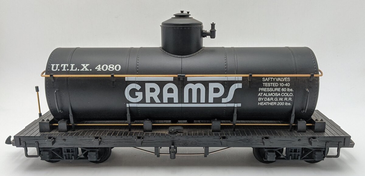 LGB 4080-Y02 G Scale UTLX Gramps Single Dome Tank Car VG/Box