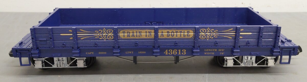 LGB 43613 G Scale Train In a Bottle Flatcar EX/Box