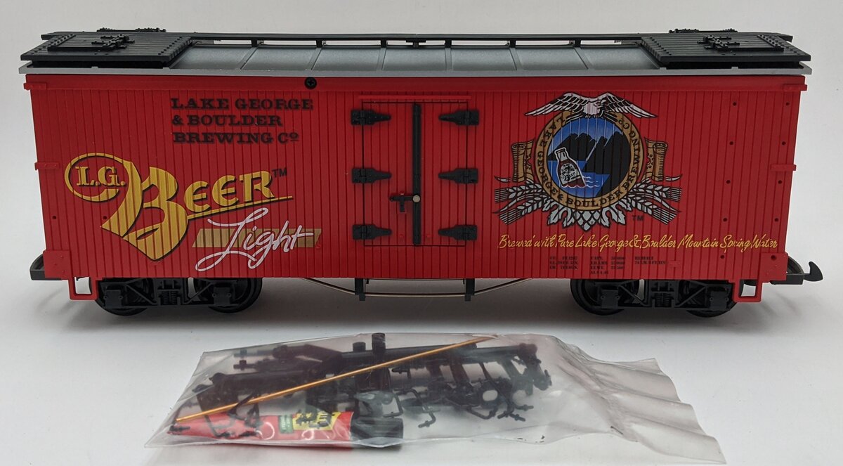LGB 4472 G Scale Lake George & Boulder Brewing Reefer LN
