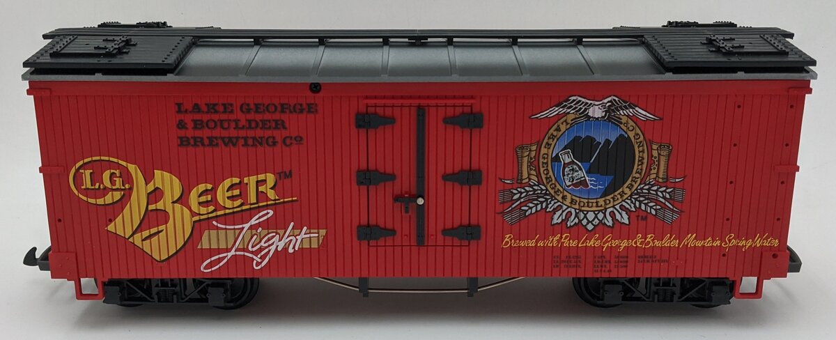 LGB 4472 G Scale Lake George & Boulder Brewing Reefer LN