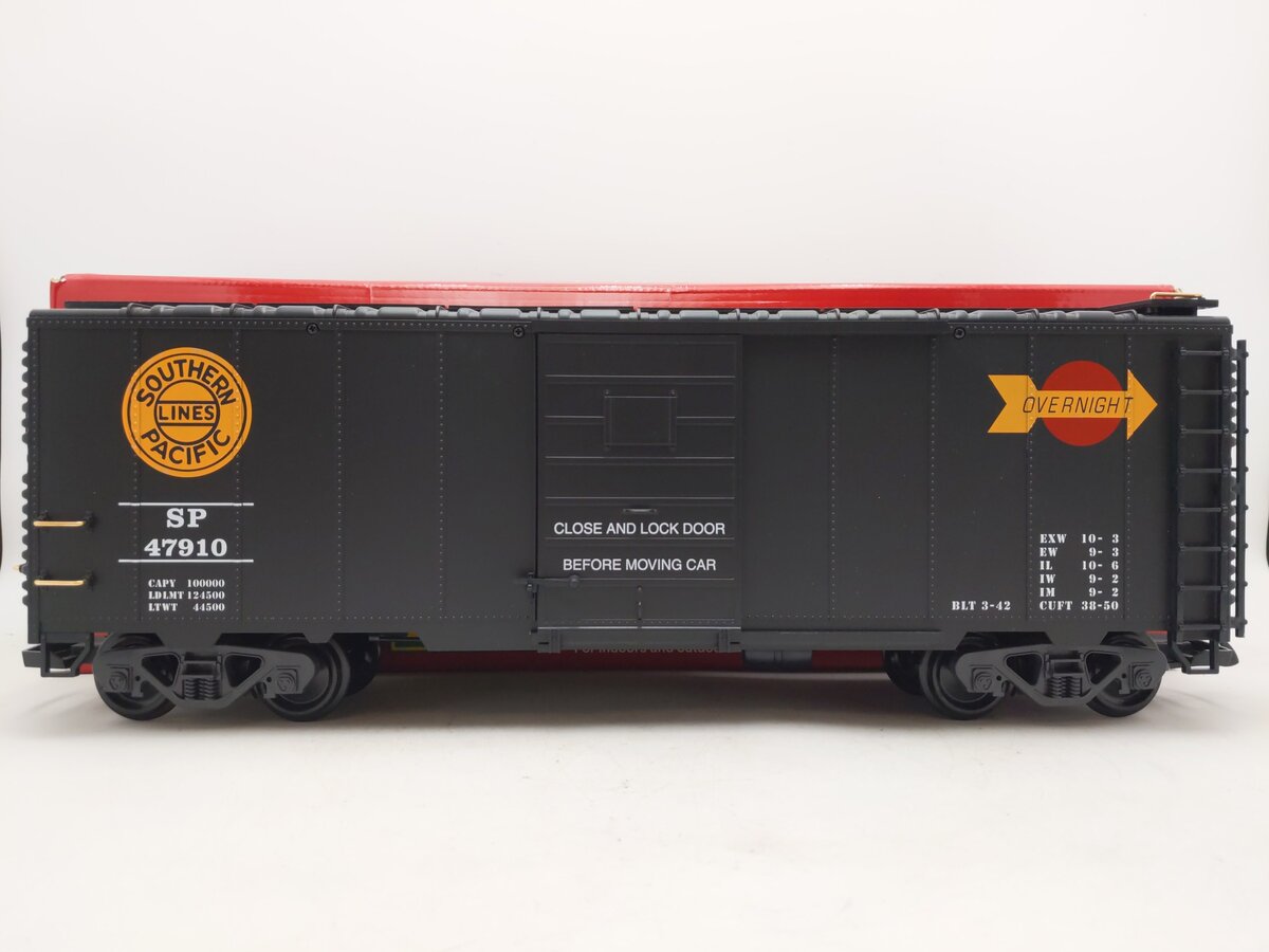 LGB 47910 G Scale Southern Pacific Boxcar #47910 EX/Box