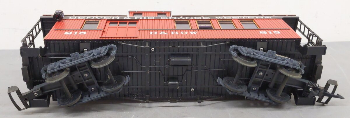LGB 4075 G Scale Denver & Rio Grande Western Deluxe Drovers Caboose EX/Box