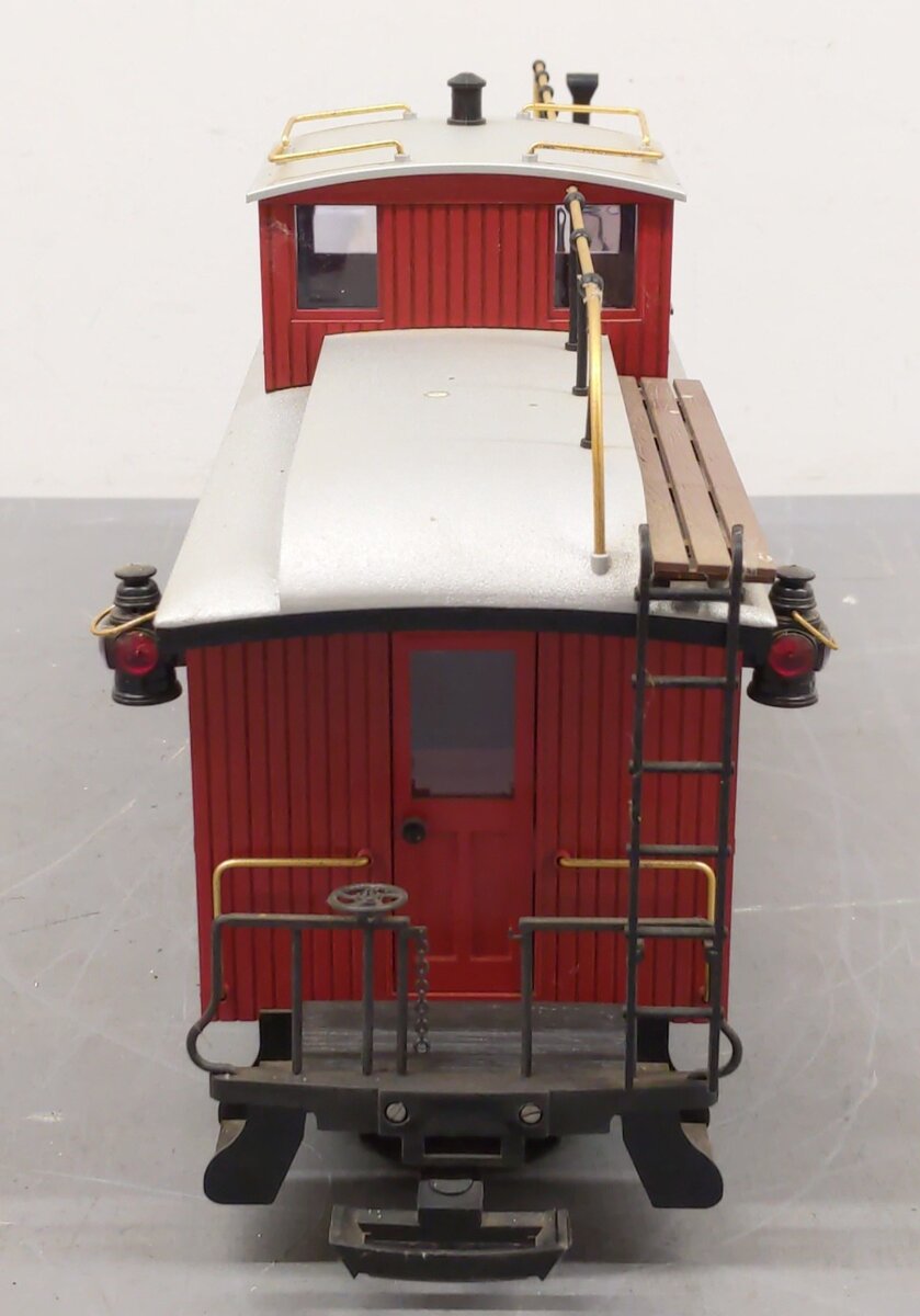 LGB 4075 G Scale Denver & Rio Grande Western Deluxe Drovers Caboose EX/Box