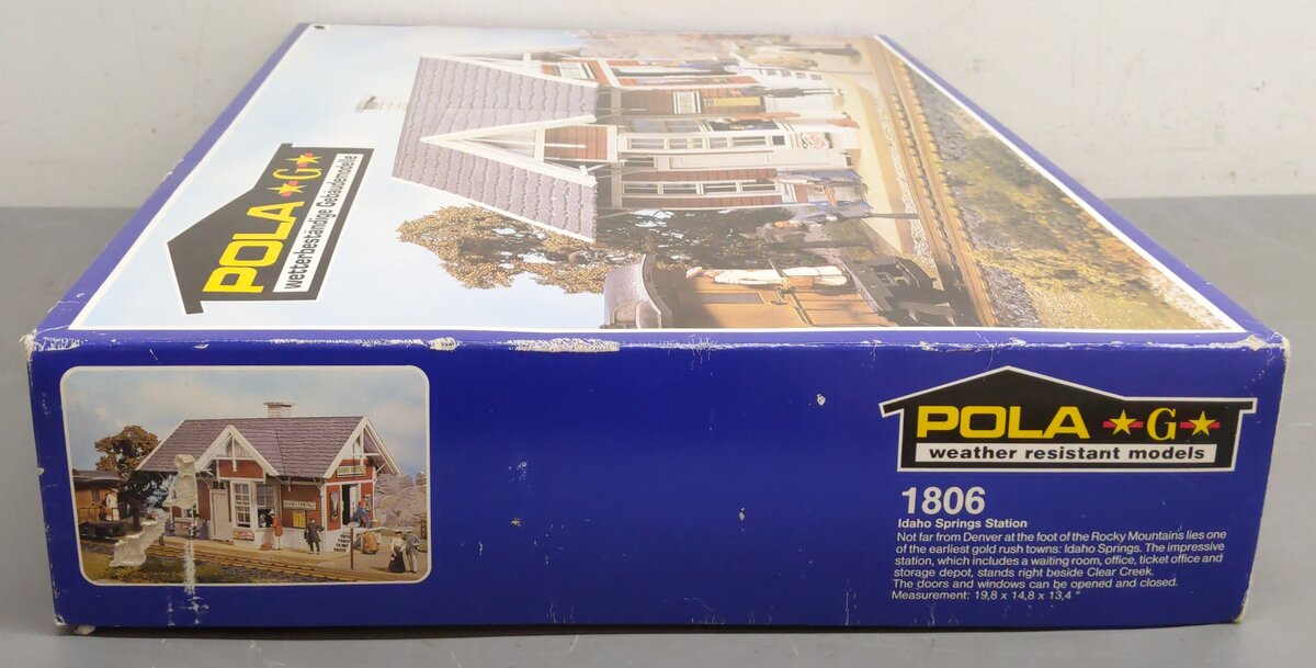 Pola 1806 G Scale Idaho Springs Train Station Building Kit LN/Box