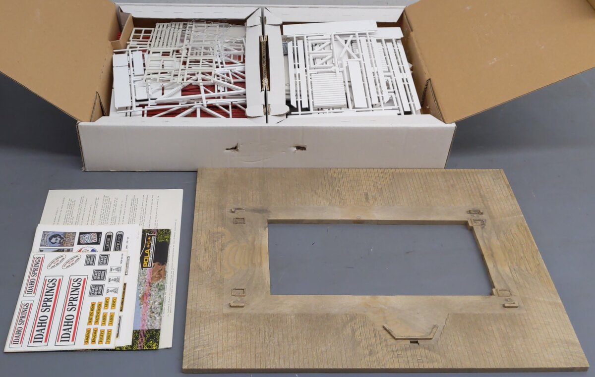 Pola 1806 G Scale Idaho Springs Train Station Building Kit LN/Box