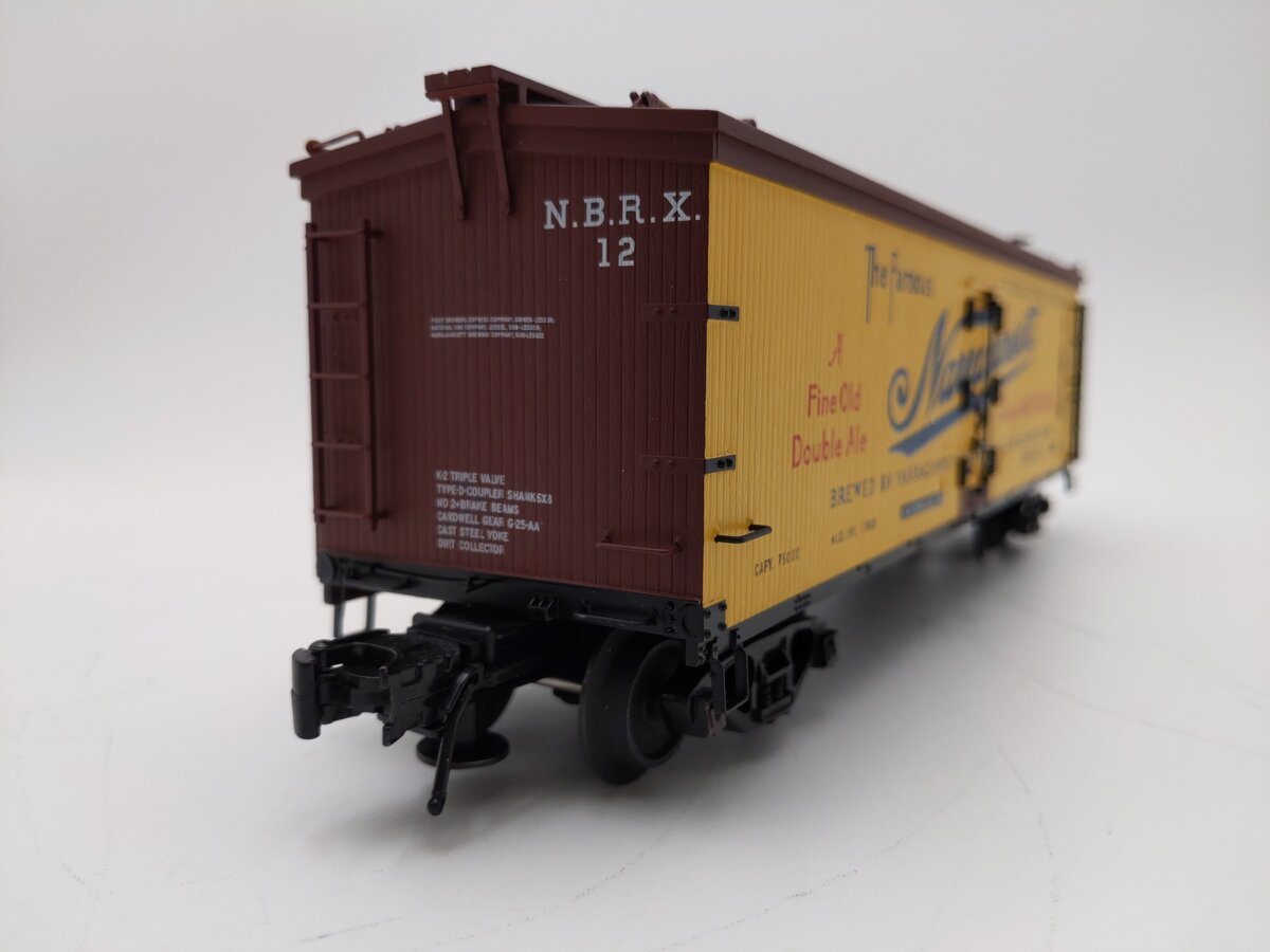 Atlas 7722-2 O Gauge Narragansett Banquet Ale 40' Woodside Reefer #12 - EX