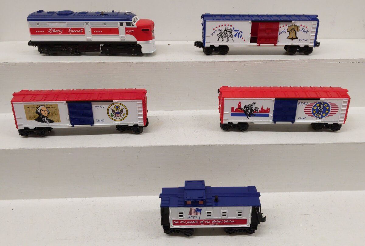 Lionel 6-1577 O Gauge The Liberty Special Bicentennial Set EX/Box