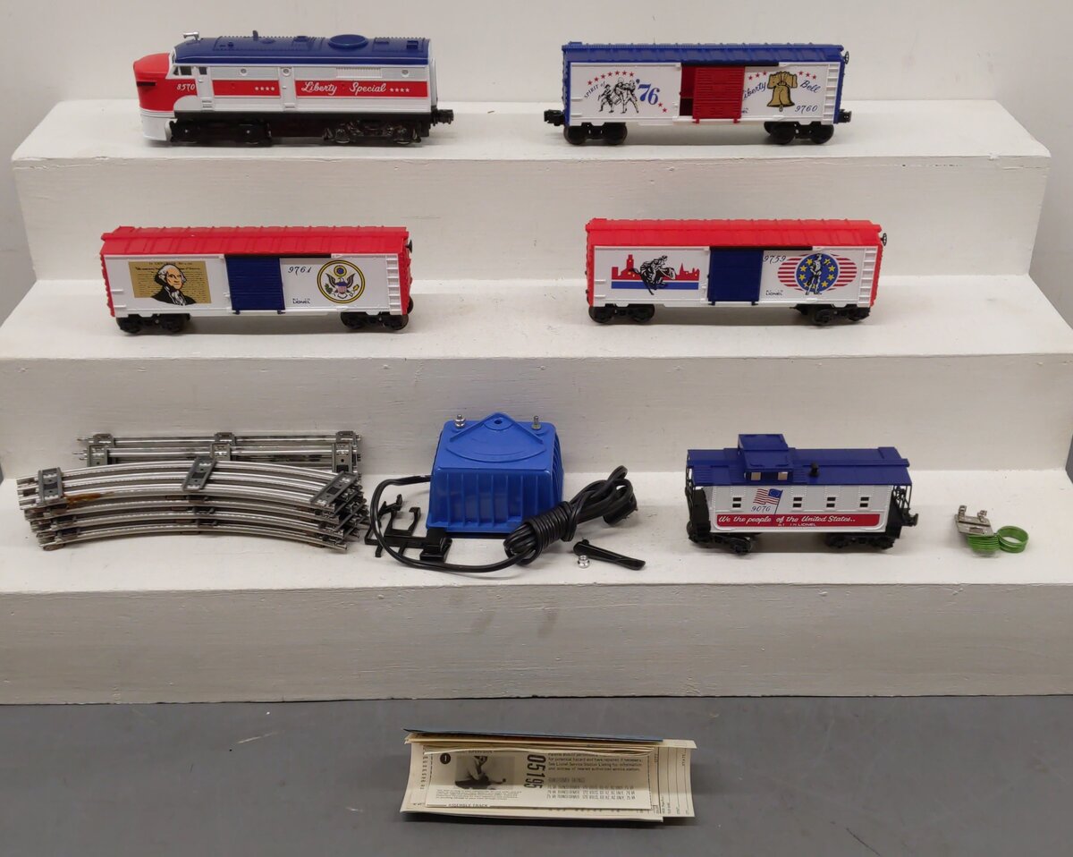 Lionel 6-1577 O Gauge The Liberty Special Bicentennial Set EX/Box
