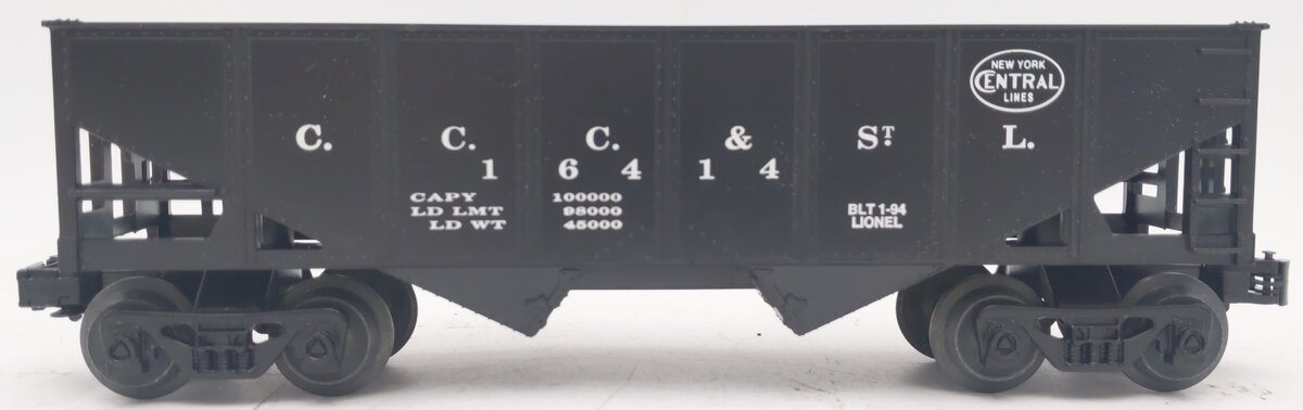 Lionel 6-16414 O Gauge Cleveland Cincinnati Chicago & St. Louis 2-Bay Hopper Car LN/Box