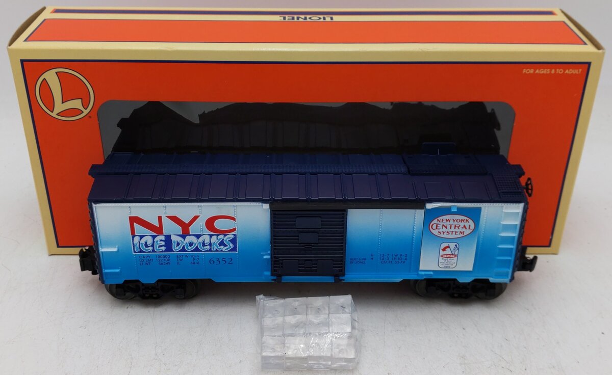 Lionel 6-16767 O Gauge New York Central Ice Docks Operating Ice Car #6352 EX/Box