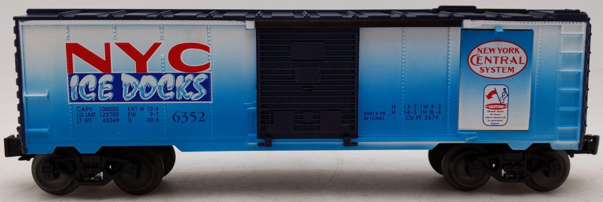 Lionel 6-16767 O Gauge New York Central Ice Docks Operating Ice Car #6352 EX/Box