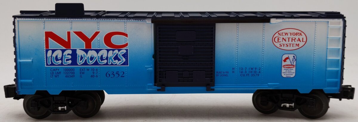 Lionel 6-16767 O Gauge New York Central Ice Docks Operating Ice Car #6352 EX/Box