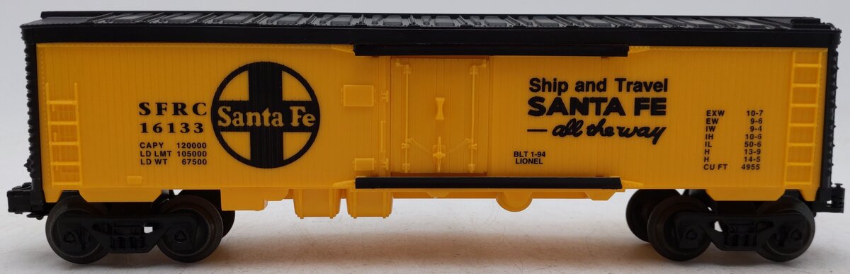 Lionel 6-16133 O Gauge Santa Fe Reefer Car #16133 EX/Box