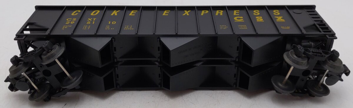 Lionel 6-17120 O Gauge CSX 3-Bay Hopper with Coal Load EX/Box