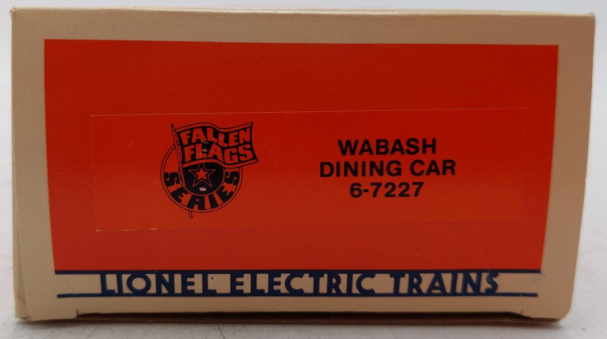 Lionel 6-7227 O Gauge Wabash Café Lounge Car #7227 EX/Box