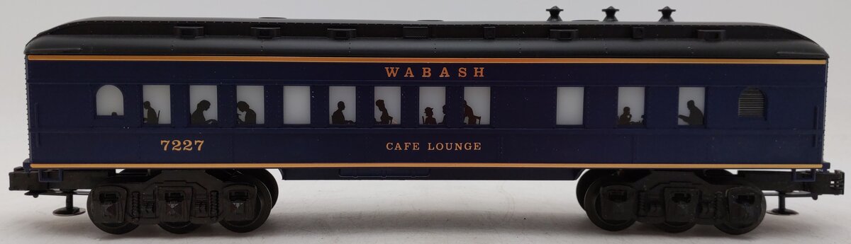 Lionel 6-7227 O Gauge Wabash Café Lounge Car #7227 EX/Box