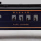 Lionel 6-7227 O Gauge Wabash Café Lounge Car #7227 EX/Box
