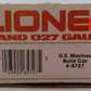 Lionel 6-5727 O Gauge US Marines Bunk Car EX/Box