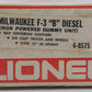 Lionel 6-8575 O Milwaukee Road Non-Powered B Unit Diesel Locomotive VG/Box