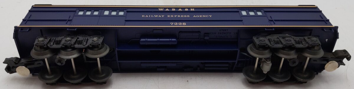 Lionel 6-7228 O Gauge Wabash Baggage Car (FF #1) EX/Box