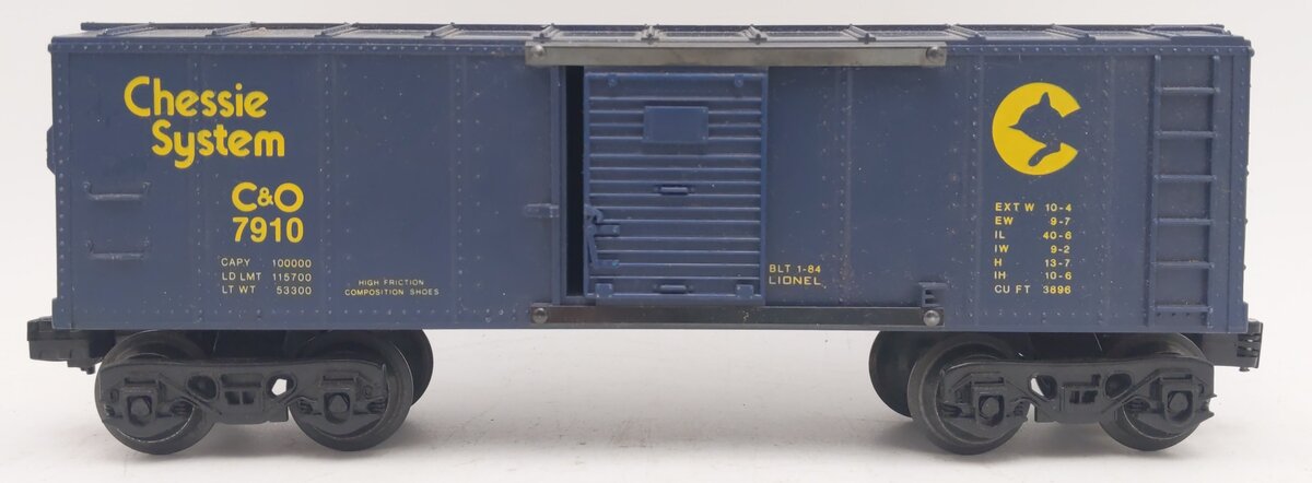 Lionel 6-7910 O Gauge C&O Chessie System Boxcar EX/Box
