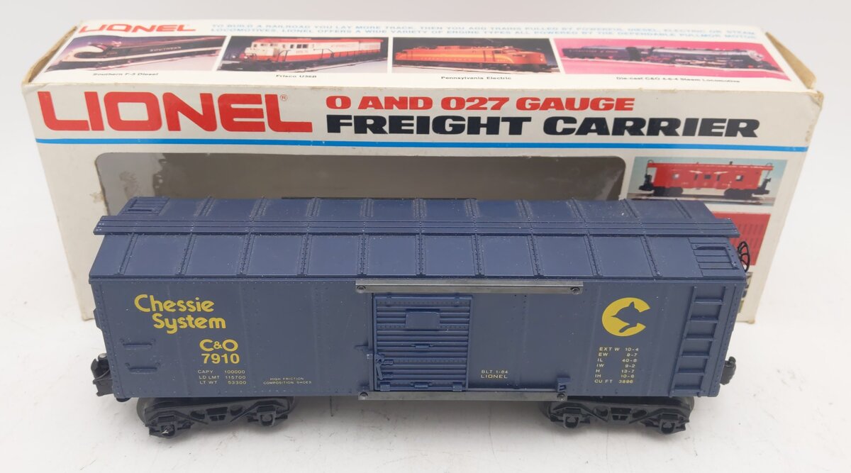 Lionel 6-7910 O Gauge C&O Chessie System Boxcar EX/Box